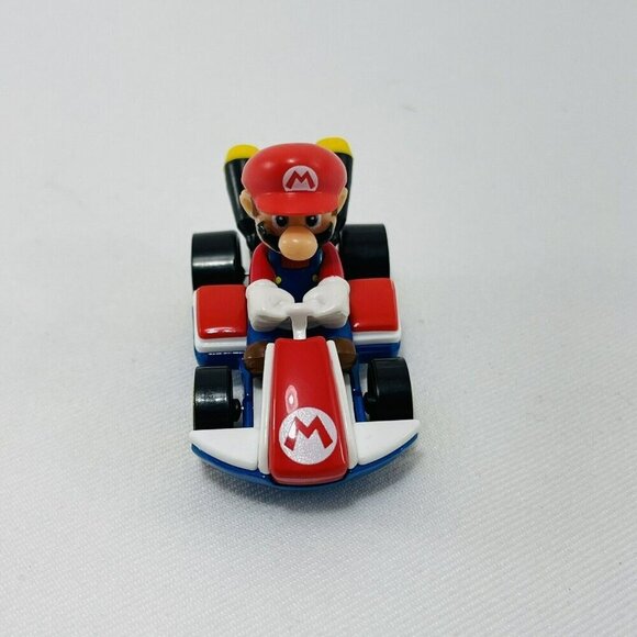Nintendo Mattel Mario Mariokart Kart Toy Figure Die Cast Racing Car Vehicle Red - Picture 8 of 10
